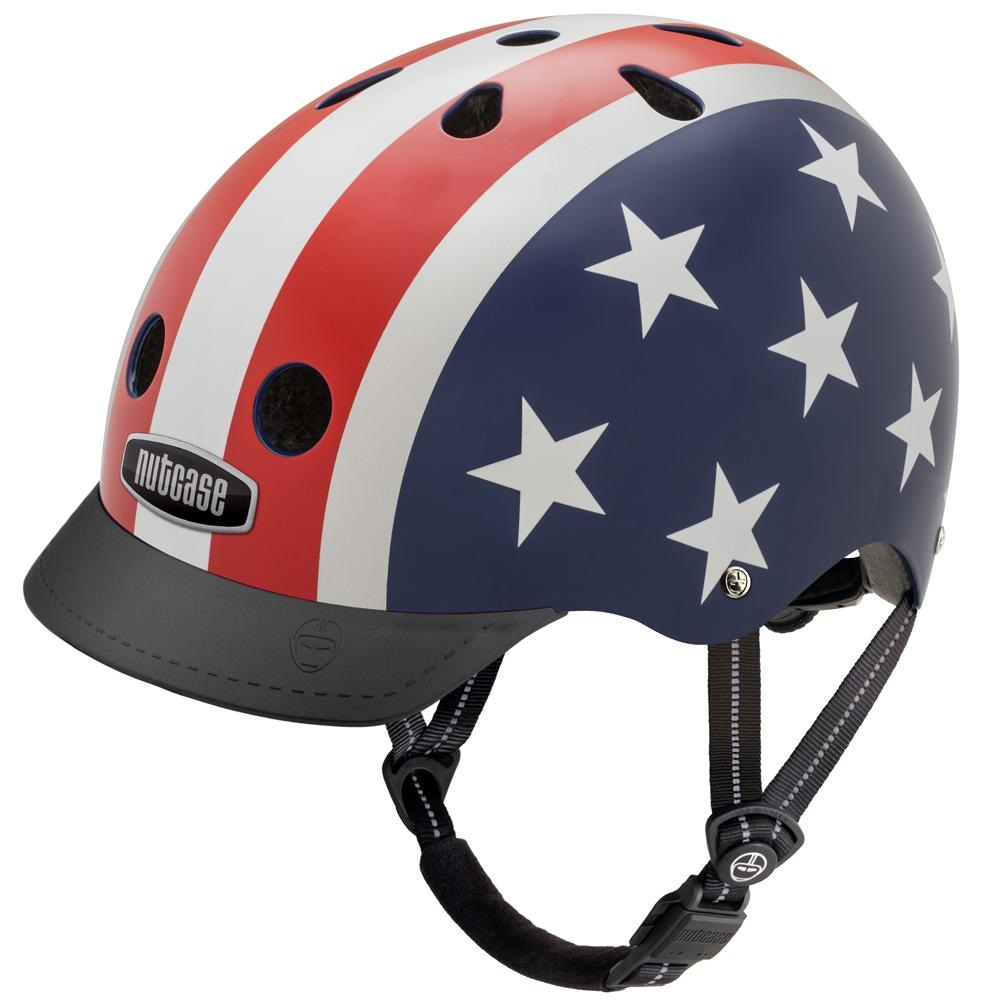 Nutcase Helmet with stars & srtripes design