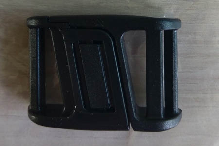 Fake SLIDER 25 buckle - closed - top view