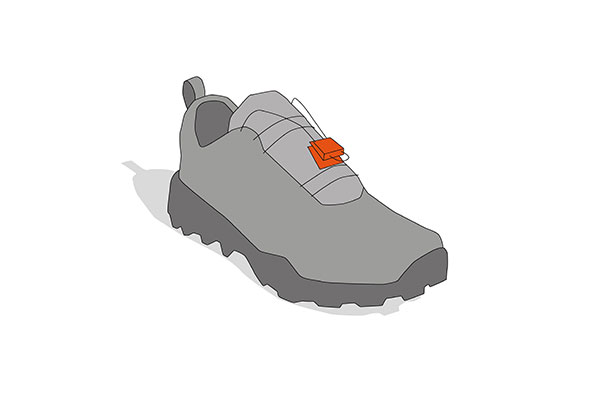 Footwear concept featuring our FIDLOCK tanka fastener