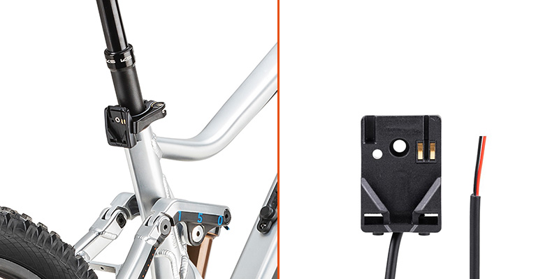 electric connection module for rear e-bike lights on e-bike
