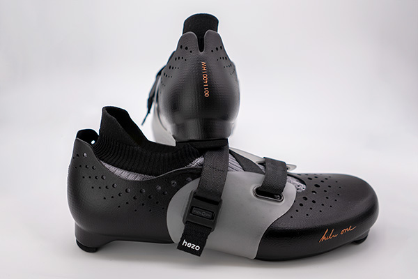 HEZO footwear black shoes with FIDLOCK buckle 