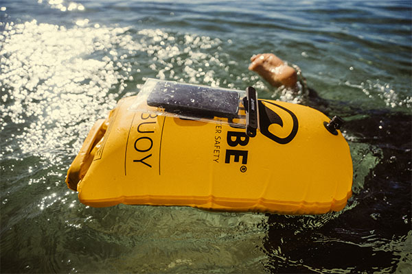 RESTUBE bouy in the water