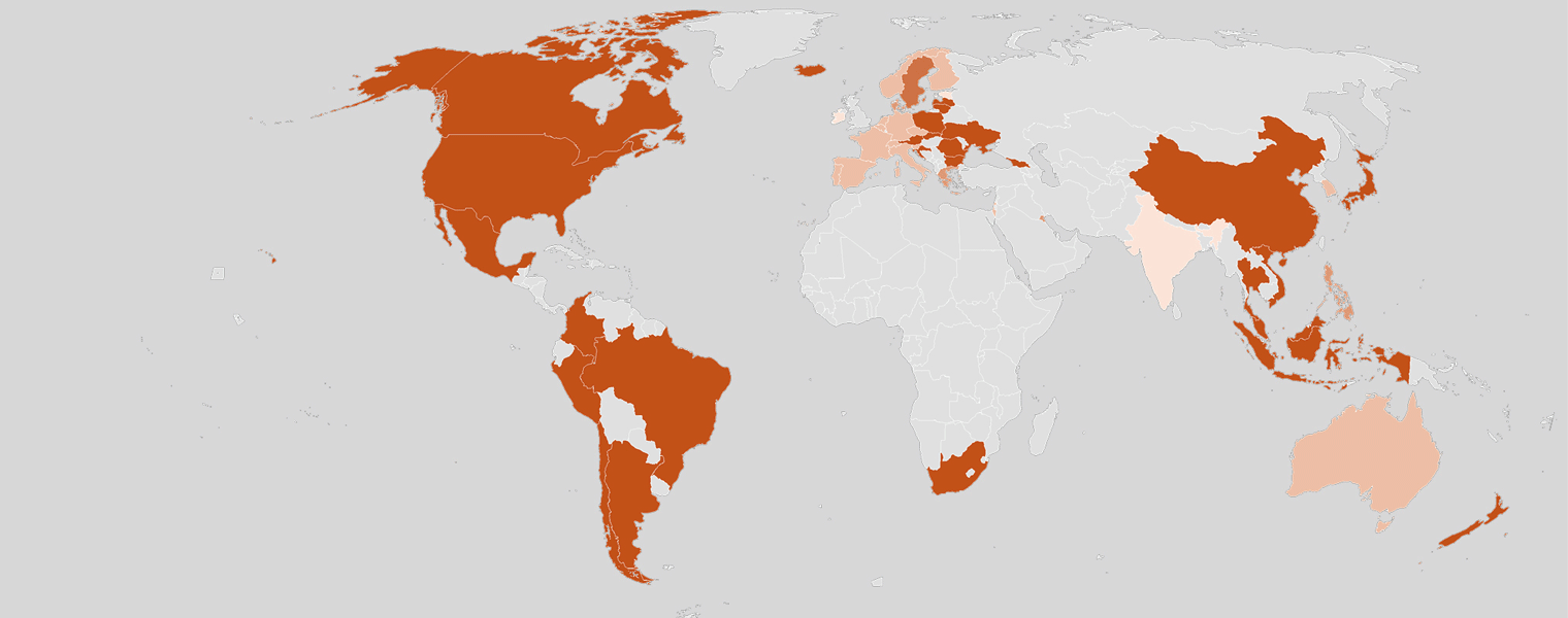 Landkarte Consumer Products Partner