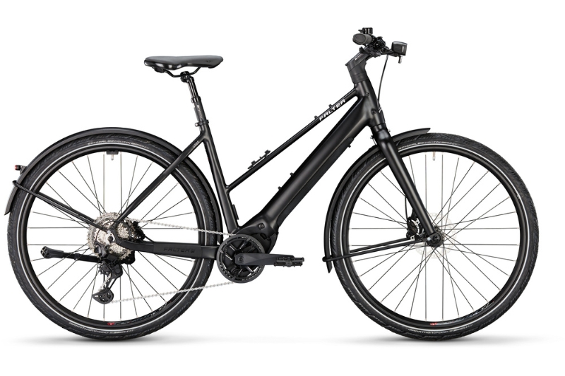 Falter Bike in black with FIDLOCK bike base