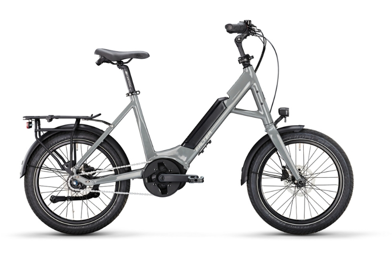 Falter Bike in grey with FIDLOCK bike base