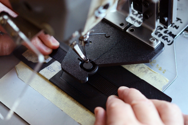 fidlock-custom development-buckle-sewing-machine-detail