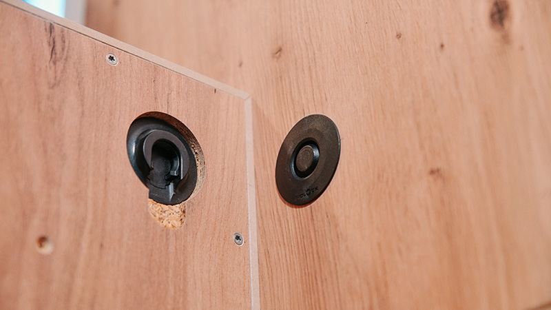 overview picture of fasteners in wood 