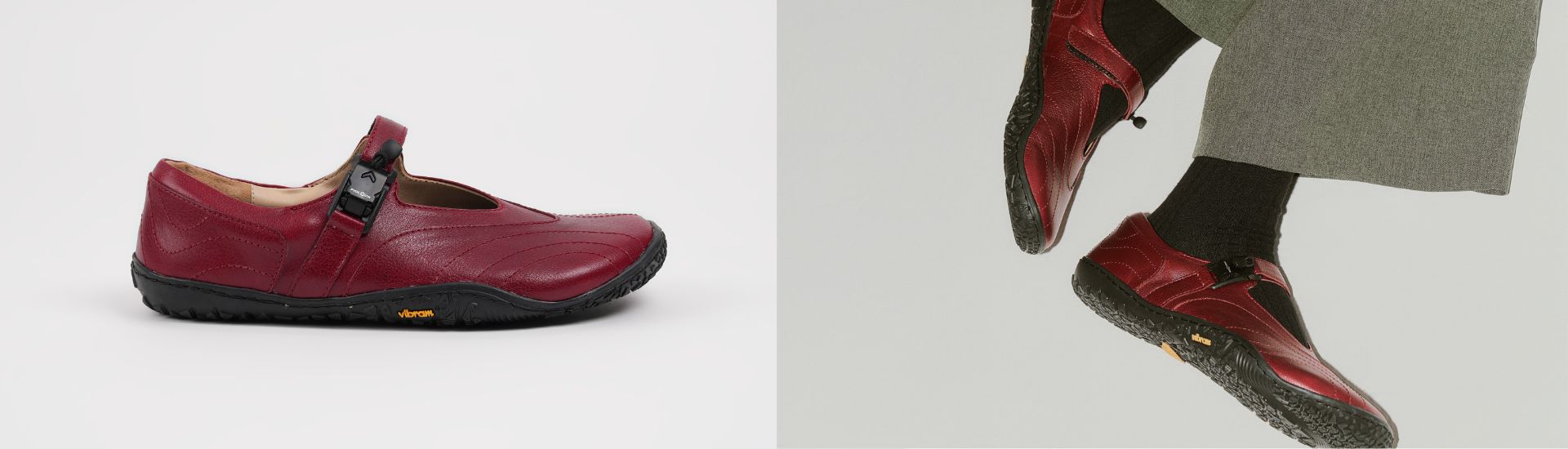 fullsize picture of the hthree shoes with fidlock fastener 