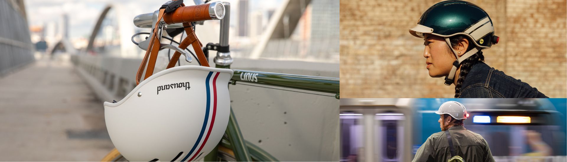 fullsize picutre of thousands helmets with fidlock fasteners