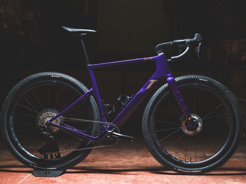 purple bike by 3T 