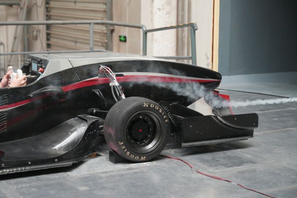 racing car close up right side