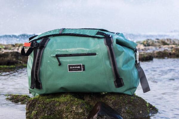 Dakine duffle bag at the beach