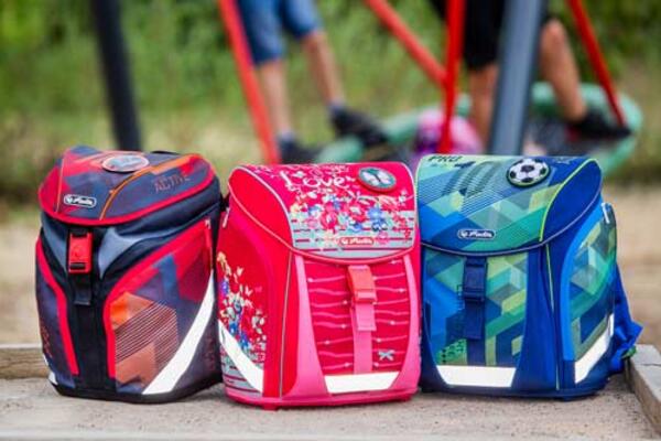 Preview of the Herlitz schoolbags with FIDLOCK fasteners