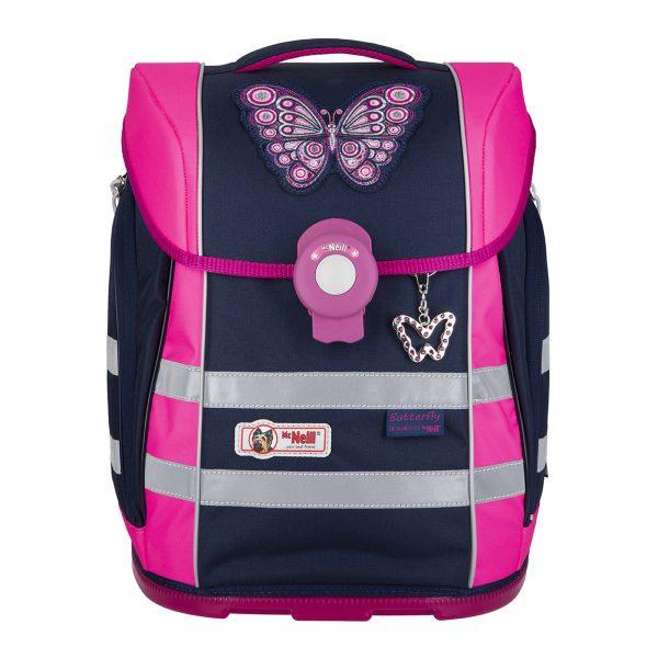 McNeill schoolbag with butterfly imprint