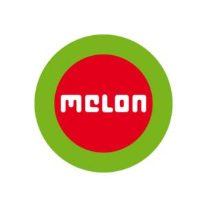 Logo of melon helmets for individual branding of the buckle