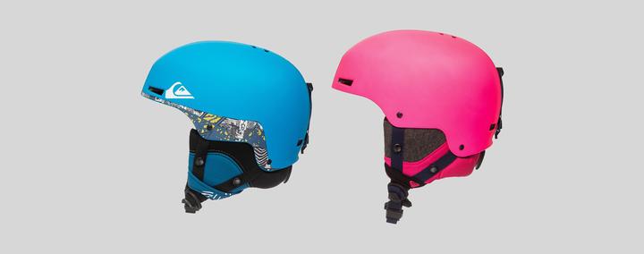Application by quicsilver and roxy - snow helmets