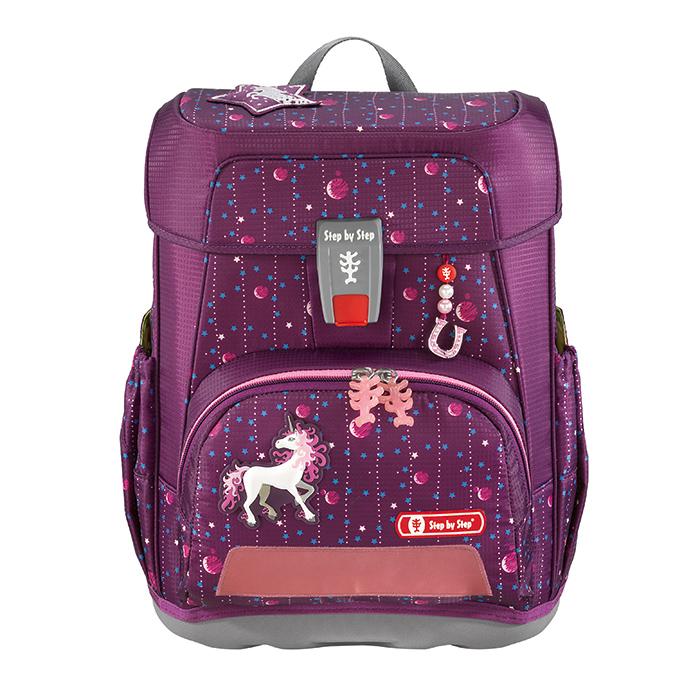Step by Steep school bag with pink design