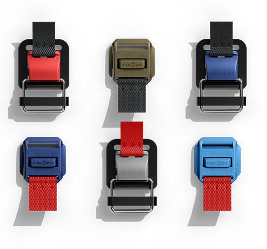 Different FIDLOCK buckles is custom colours