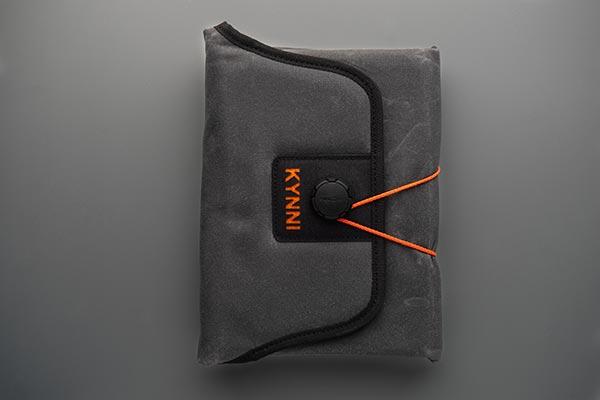 KYNNI tool roll Folio closed with tightened WINCH