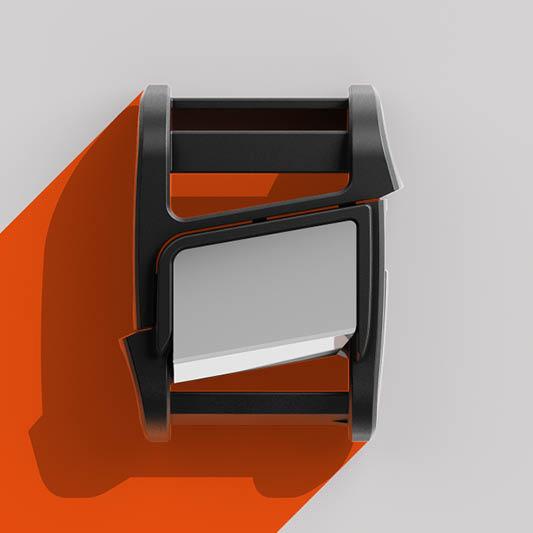 rendered image of the SLIDER buckle by FIDLOCK