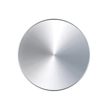 02050 - MINI TURN thread handle F alu 50 - fastener - top part - top view