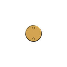 05033 - SNAP male S screw brass (alu) low - fastener - top view