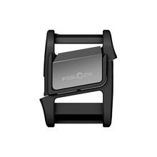 F4050- SLIDER 25 stainless steel shield - magnetic buckle - top view