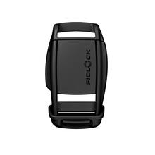 F7035 - SNAP helmet buckle 15 shaped broad durethan with slip lock - buckle - top view