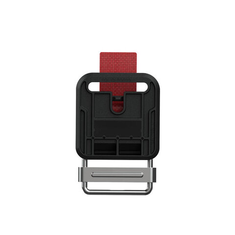 01249 - HOOK 25 plastic open d-ring - buckle- back view