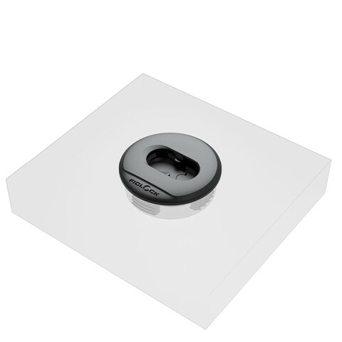 05517 - SNAP female S inset anchor- fastener - perspective view installed