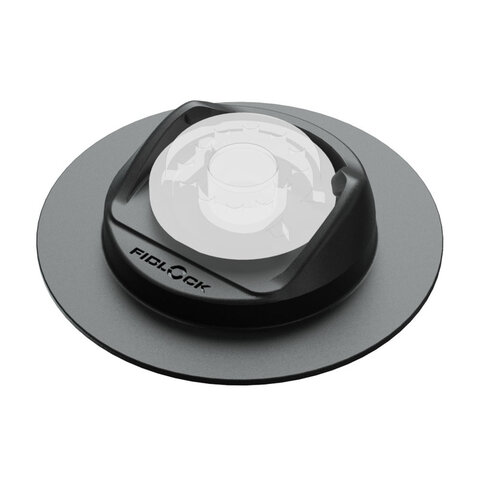 07078 - COINTRAP female M - fastener with transparent male part - perspective view