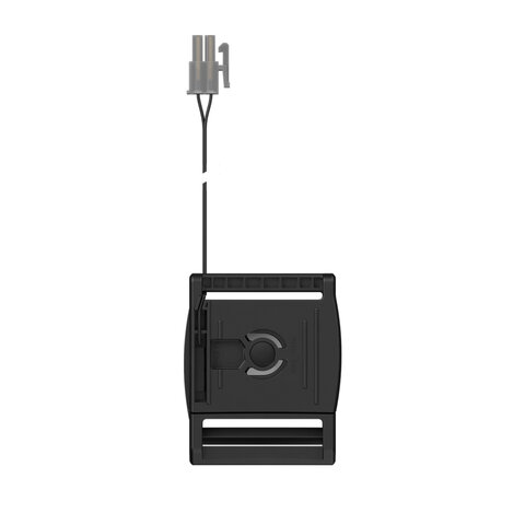 08027 - SNAP buckle flat 40 reed switch - fastener - bottom view
