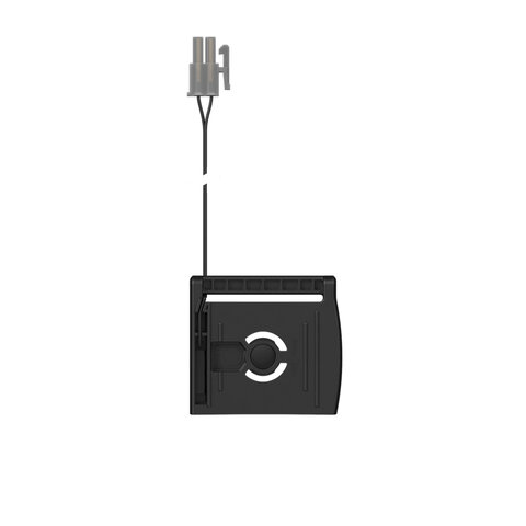 08027 - SNAP buckle flat 40 reed switch - buckle - bottom part - bottom view