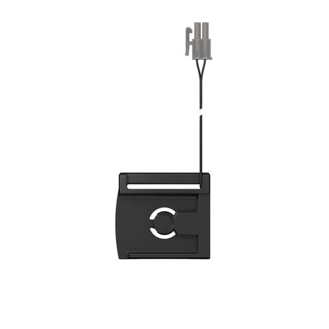 08027 - SNAP buckle flat 40 reed switch - fastener - bottom part - top view