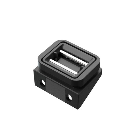 A-10002 - PINCLIP female M base vertical- Komponente vom PINCLIP M vertical Verschlusssystem - Perspektivansicht 