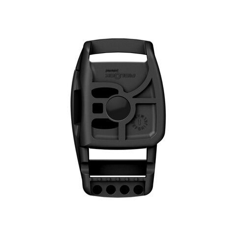 F7031 - SNAP helmet buckle 15 shaped grivory - buckle - bottom view