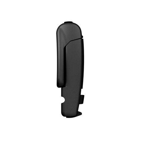 F7033 - SNAP helmet buckle 15 shaped broad grivory - Helmschnalle - Seitenansicht