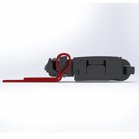 Anleitung Fädelung des Gurtbandes beim SNAP helmet buckle shaped broad mit slip lock