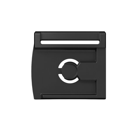 F8022 - SNAP buckle flat 40 - Schnalle - Unterteil - Aufsicht