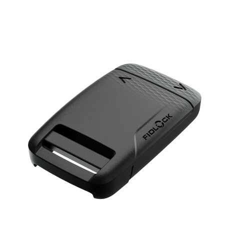 F8090 - SNAP buckle 20 flat softline- black-  Verschluss- Perspektivansicht
