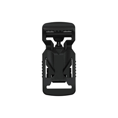 FV-11401 - V-BUCKLE 25 black flap - buckle - bottom view