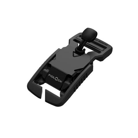 FV-11402 - V-BUCKLE 25 splitbar mount black flap - Verschluss -Perspektivansicht