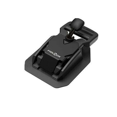 FV-11403 - V-BUCKLE 25 sewable black flap - fastener - perspective
