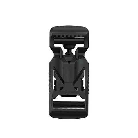 FV-11413 - V-BUCKLE 25 LL black flap+ pull  tab - Verschluss - Untersicht