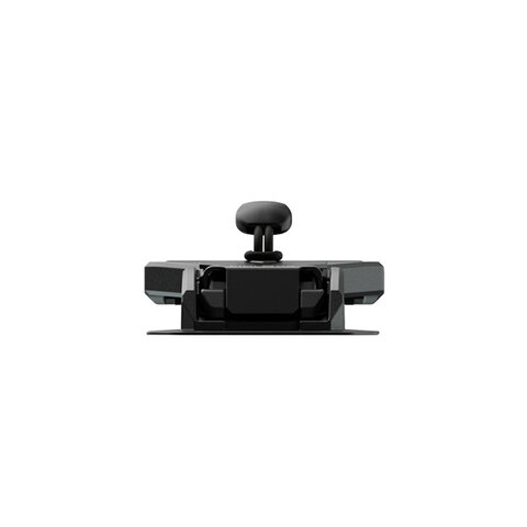 FV-12403 - V-BUCKLE sewable 40 LL black flap - fastener - front view