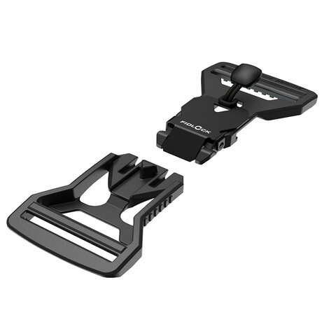FV-12407 - V-BUCKLE 40 LL black flap - Verschluss - Explosionsansicht