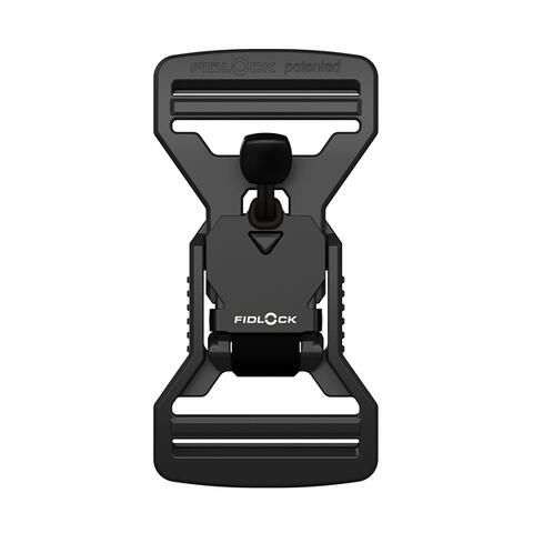 FV-12407 - V-BUCKLE 40 LL black flap - Verschluss - Aufsicht