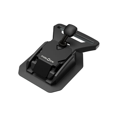 FV-13403 - V-BUCKLE sewable 40 SB black flap - fastener - perspective