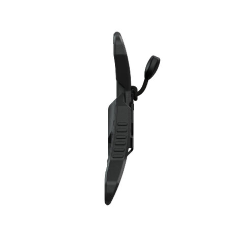 FV-13408-V-BUCKLE-40- SB-black-flap - fastener - side view
