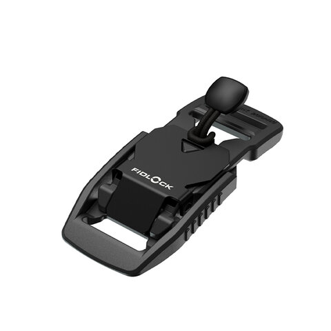 FV-14410 - V-BUCKLE 20 black flap - buckle - perspective view
